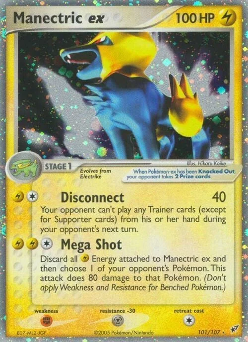 Manectric ex — EX Deoxys