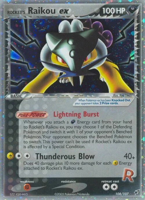 Rocket's Raikou ex — EX Deoxys