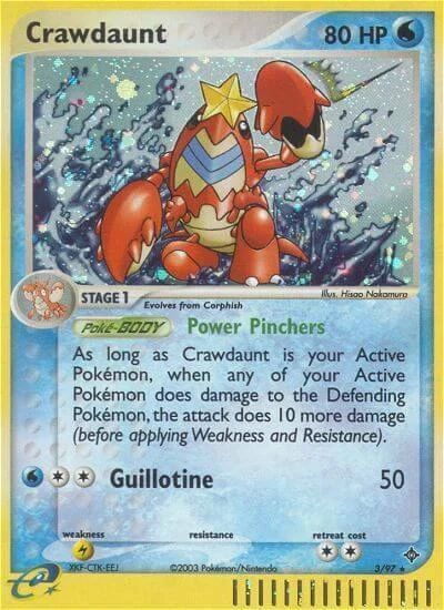 Crawdaunt — EX Dragon