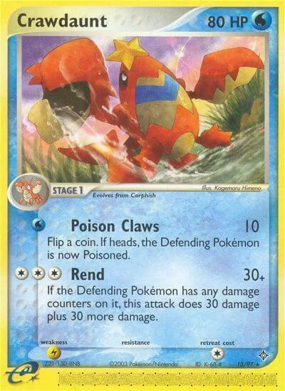 Crawdaunt — EX Dragon