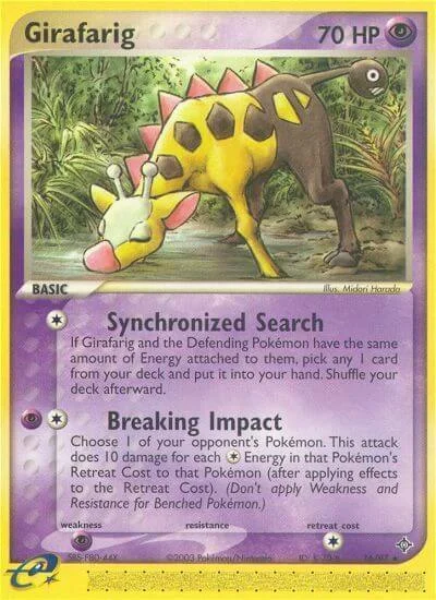 Girafarig — EX Dragon