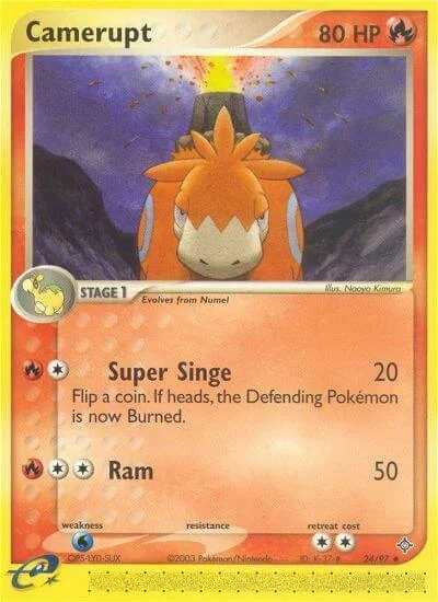 Camerupt — EX Dragon