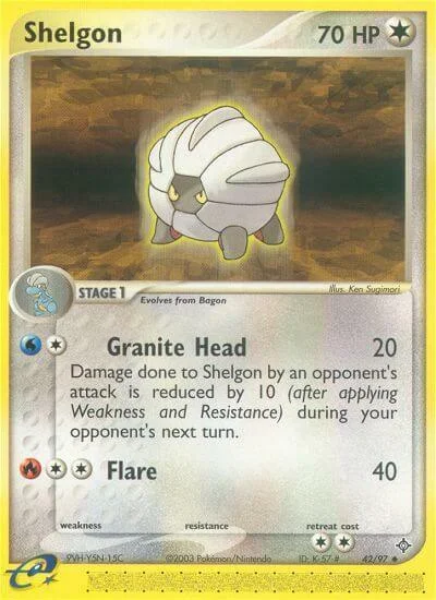 Shelgon — EX Dragon