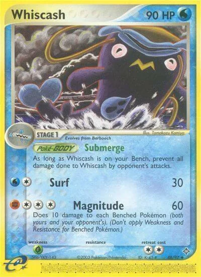 Whiscash — EX Dragon