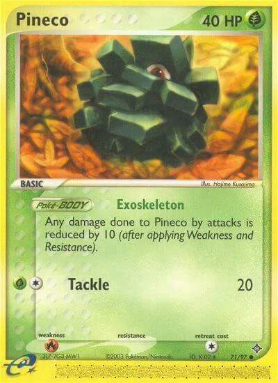 Pineco — EX Dragon