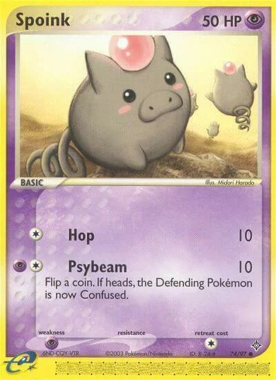 Spoink — EX Dragon