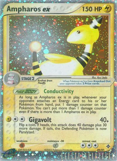 Ampharos ex — EX Dragon