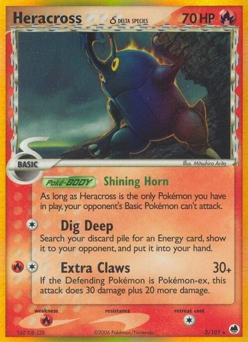 Heracross δ Delta Species — EX Dragon Frontiers