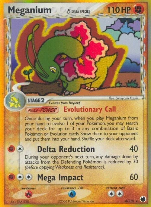 Meganium δ Delta Species — EX Dragon Frontiers