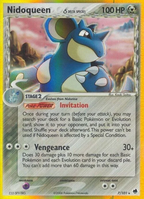 Nidoqueen δ Delta Species — EX Dragon Frontiers