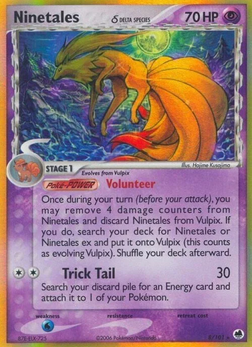 Ninetales δ Delta Species — EX Dragon Frontiers