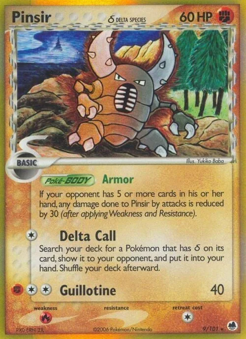 Pinsir δ Delta Species — EX Dragon Frontiers