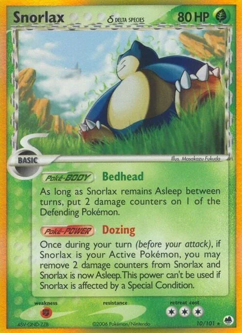 Snorlax δ Delta Species — EX Dragon Frontiers
