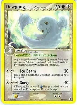 Dewgong δ Delta Species — EX Dragon Frontiers