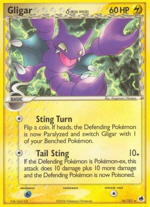 Gligar δ Delta Species — EX Dragon Frontiers