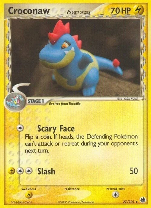 Croconaw δ Delta Species — EX Dragon Frontiers