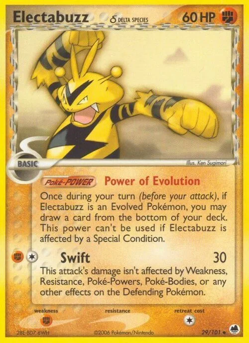 Electabuzz δ Delta Species — EX Dragon Frontiers
