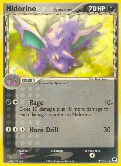 Nidorino δ Delta Species — EX Dragon Frontiers