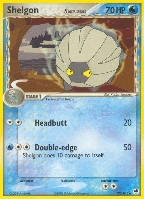 Shelgon δ Delta Species — EX Dragon Frontiers