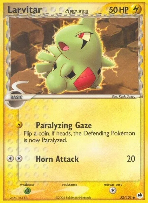 Larvitar δ Delta Species — EX Dragon Frontiers