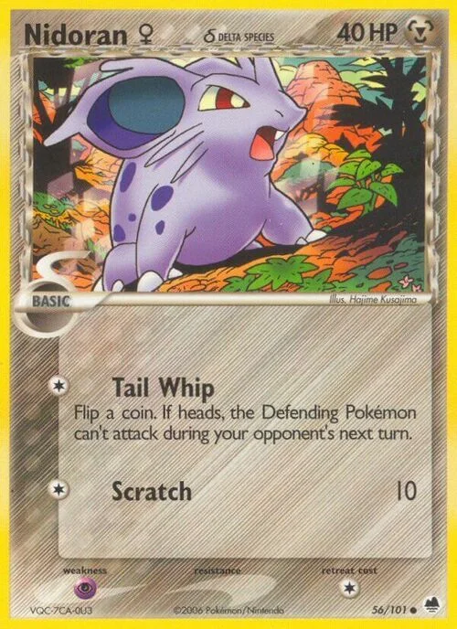 Nidoran ♀ δ Delta Species — EX Dragon Frontiers