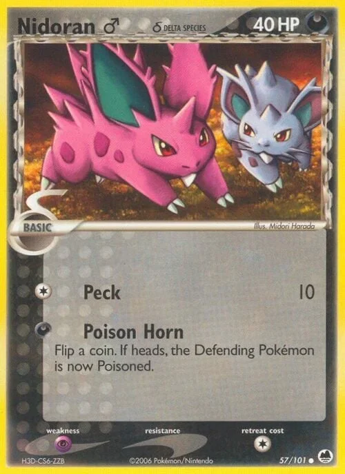 Nidoran ♂ δ Delta Species — EX Dragon Frontiers