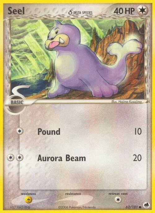 Seel δ Delta Species — EX Dragon Frontiers