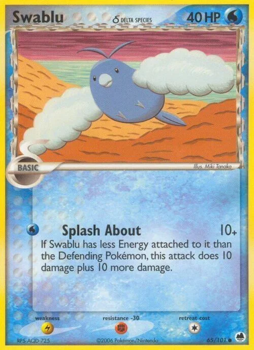 Swablu δ Delta Species — EX Dragon Frontiers