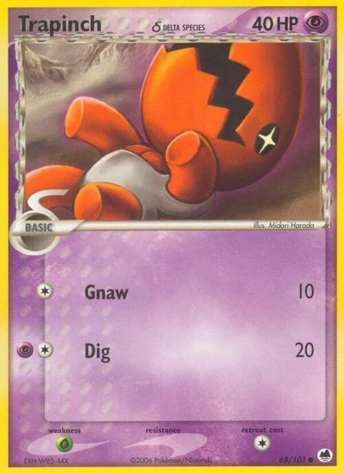 Trapinch δ Delta Species — EX Dragon Frontiers