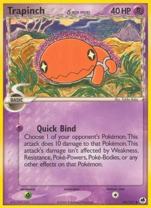 Trapinch δ Delta Species — EX Dragon Frontiers