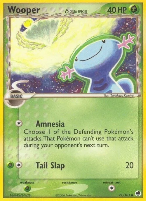 Wooper δ Delta Species — EX Dragon Frontiers