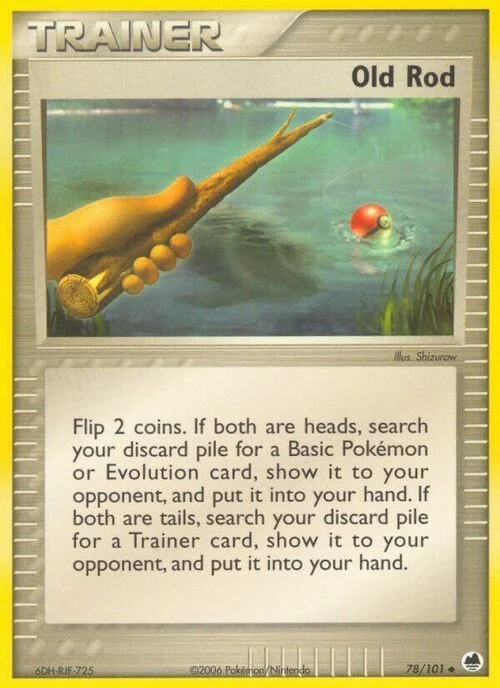 Old Rod — EX Dragon Frontiers