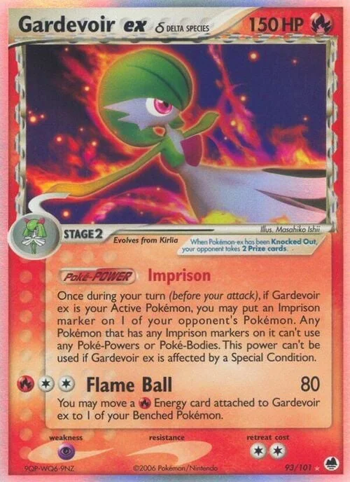 Gardevoir ex δ Delta Species — EX Dragon Frontiers