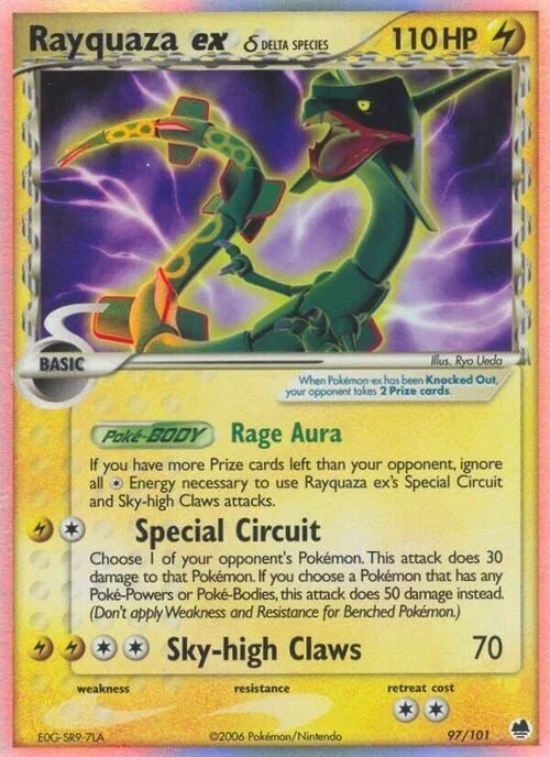 Rayquaza ex δ Delta Species — EX Dragon Frontiers