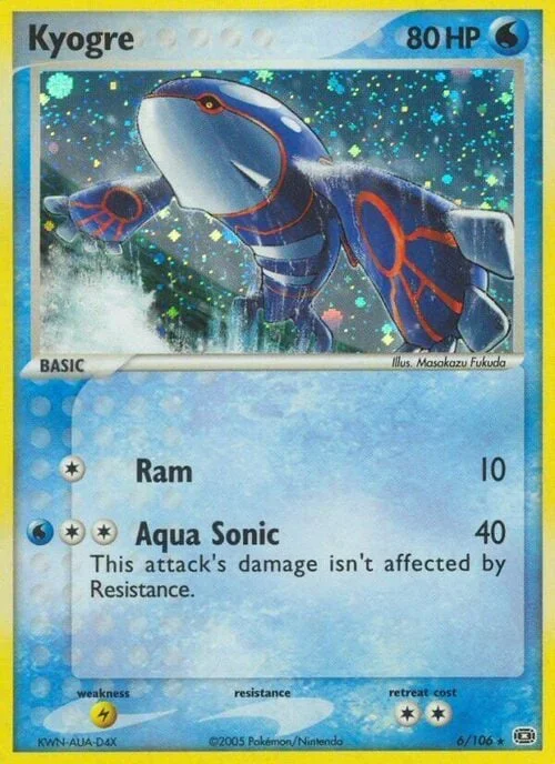 Kyogre — EX Emerald