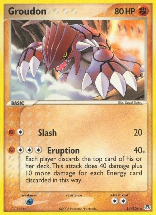 Groudon — EX Emerald