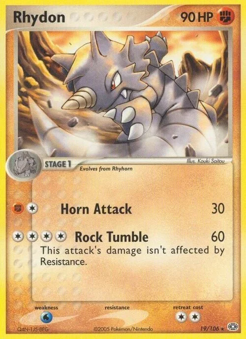 Rhydon — EX Emerald