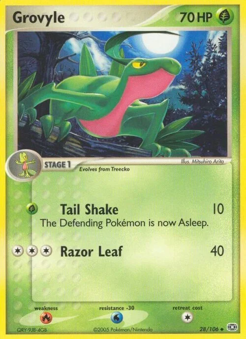 Grovyle — EX Emerald