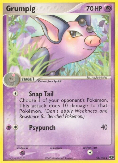 Grumpig — EX Emerald