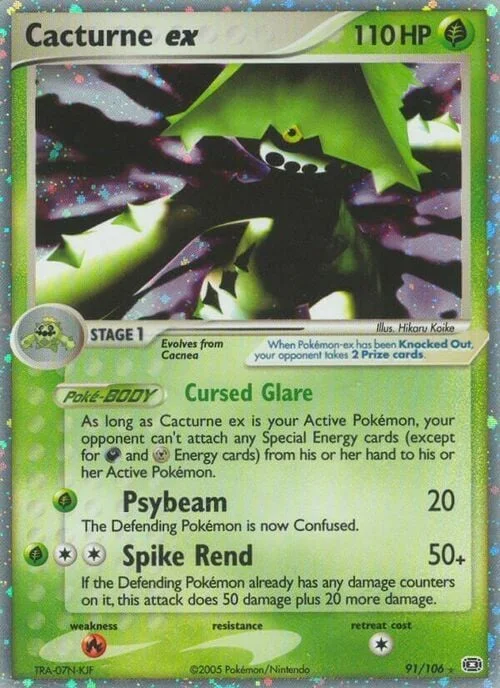 Cacturne ex — EX Emerald