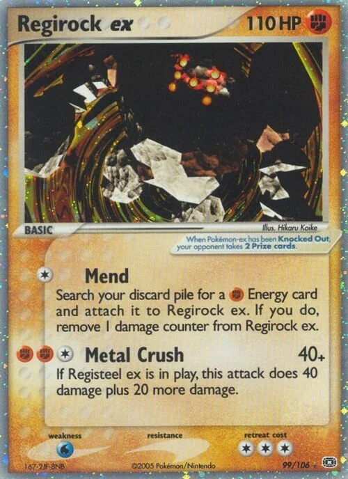 Regirock ex — EX Emerald