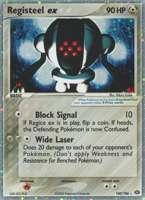 Registeel ex — EX Emerald