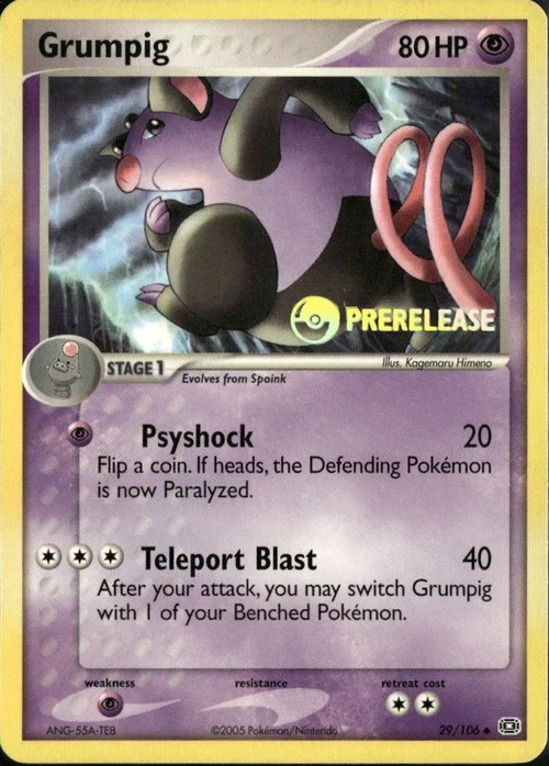 Grumpig — Prerelease Promos