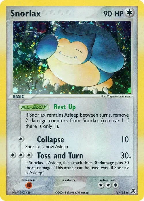 Snorlax — EX FireRed & LeafGreen