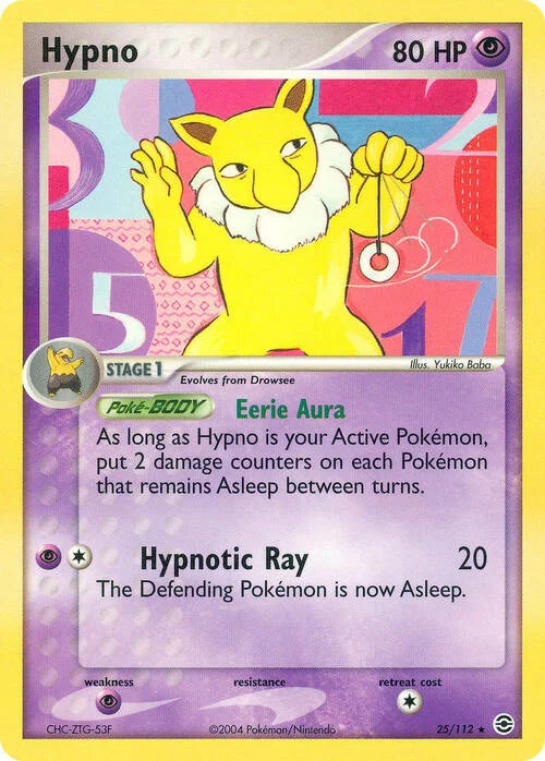 Hypno — EX FireRed & LeafGreen