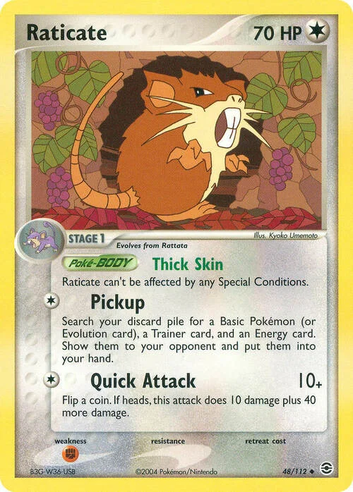 Raticate — EX FireRed & LeafGreen