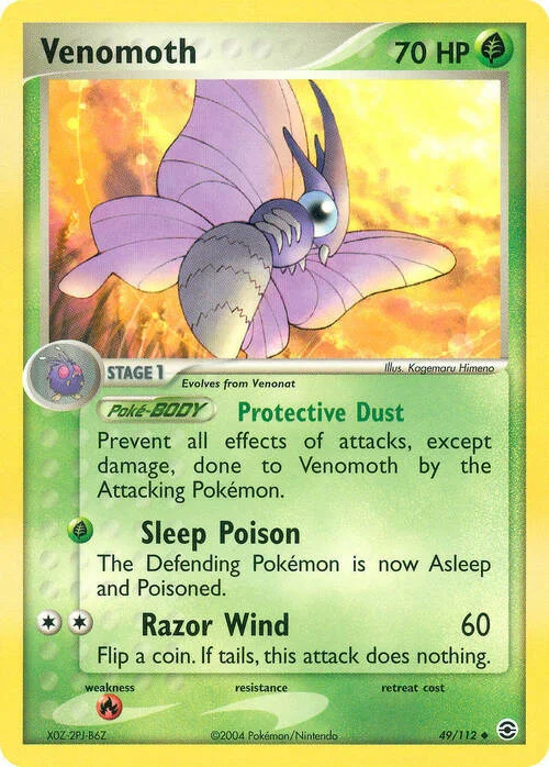 Venomoth — EX FireRed & LeafGreen