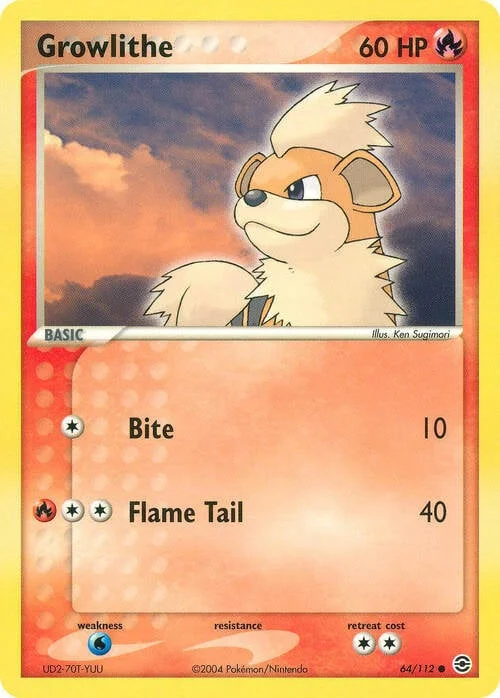 Growlithe — EX FireRed & LeafGreen