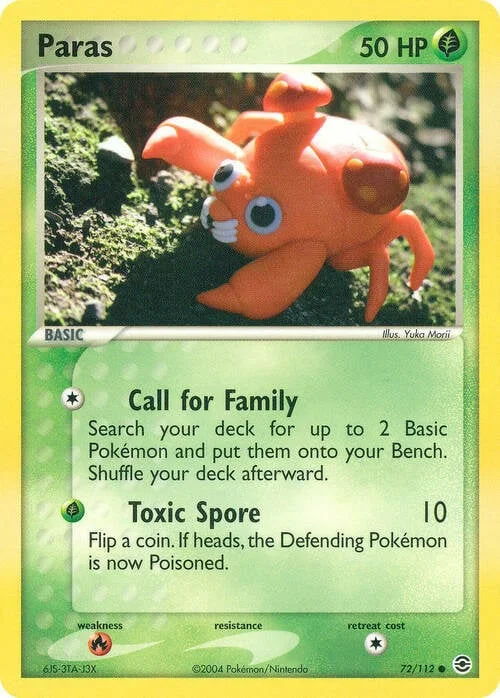 Paras — EX FireRed & LeafGreen