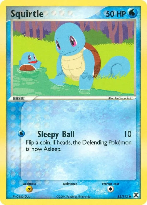 Squirtle — EX FireRed & LeafGreen